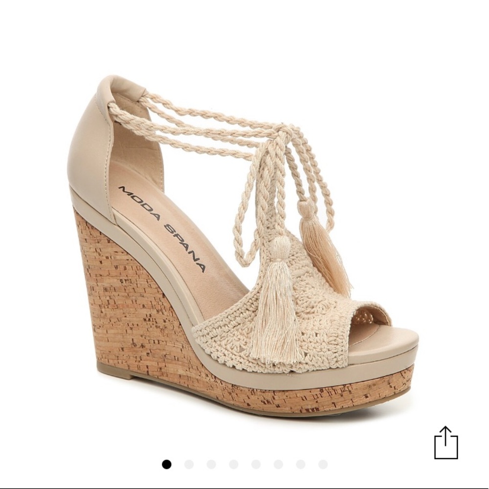 Crochet Wedge Sandal